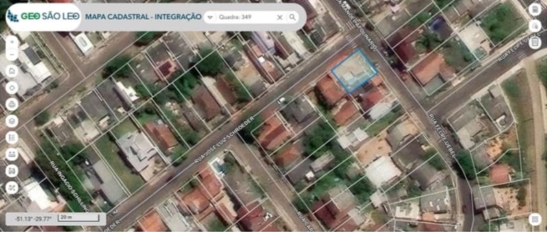 Foto 3 de 3: Casa em leilão em São Leopoldo - RS, bairro Rio Branco — LOTE 001 CASA (NÃO AVERBADA) NO BAIRRO RIO BRANCO EM SÃO LEOPOLDO/RS