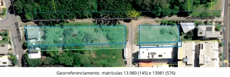 Foto 4 de 4: Terreno em leilão em Carlos Barbosa - RS, bairro Aparecida — LOTE 001 IMÓVEL (NÃO AVERBADO) EM UMA FRAÇÃO DE TERRAS URBANAS COM 434,50m² EM CARLOS BARBOSA/RS