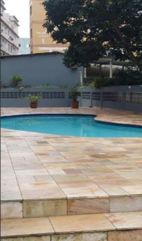 Foto 6 de 7: Apartamento em leilão em Guarujá - SP — LOTE 001 LEILÃO JUDICIAL - Apto. de 82,59 m², Cond. Res. Albatroz - Jardim Tejereba, Guarujá/SP
