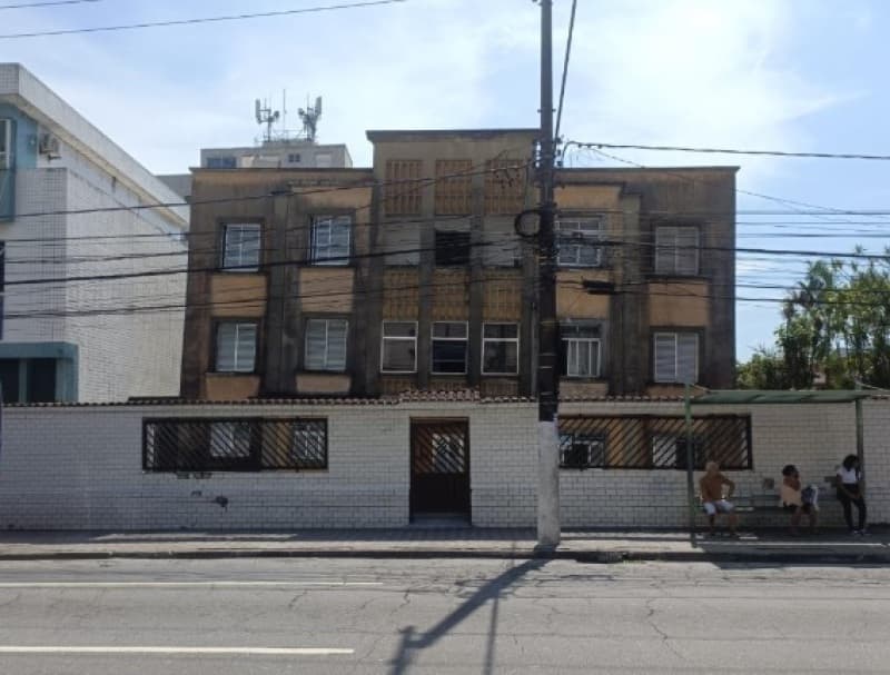 Apartamento em leilão em São Vicente - SP, bairro Centro — LOTE 001 LEILÃO JUDICIAL - Nua propriedade do apto de 28,80 m², Ed. Gounod - Centro, São Vicente - S