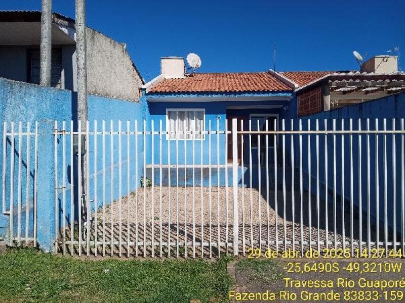 Casa em leilão em Fazenda Rio Grande - PR — LOTE 236 CASA EM FAZENDA RIO GRANDE/PR - DESCONTO DE 38,76% DO VALOR DE AVALIAÇÃO