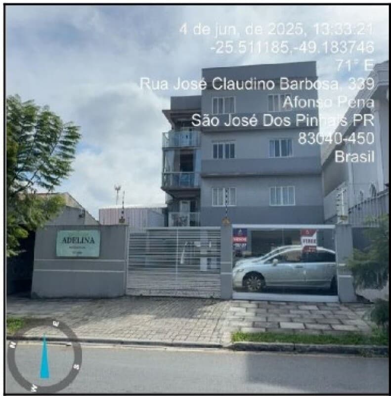 Apartamento em leilão em São José Dos Pinhais - PR — LOTE 252 APARTAMENTO EM SAO JOSE DOS PINHAIS/PR - DESCONTO DE 36,26% DO VALOR DE AVALIAÇÃO