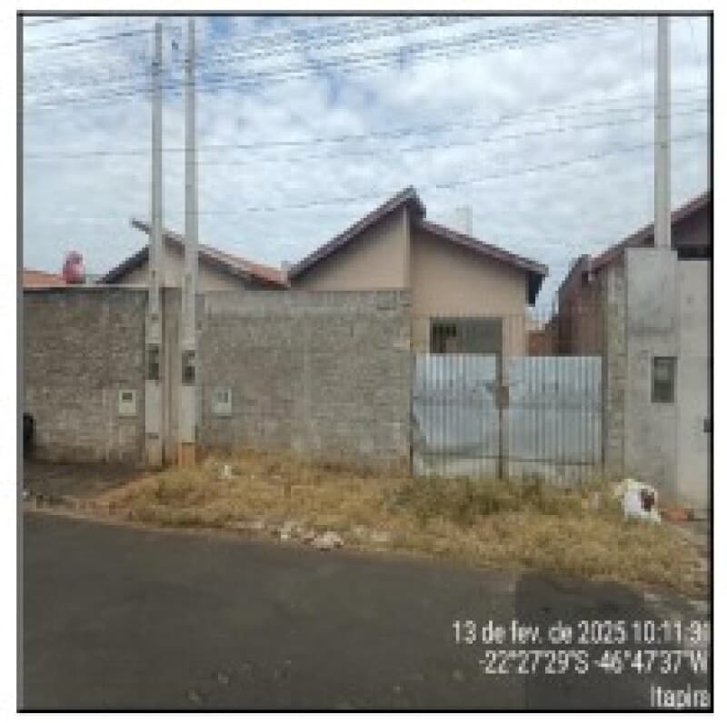 Casa em leilão em Itapira - SP — LOTE 430 CASA EM ITAPIRA/SP - DESCONTO DE 40,74% DO VALOR DE AVALIAÇÃO