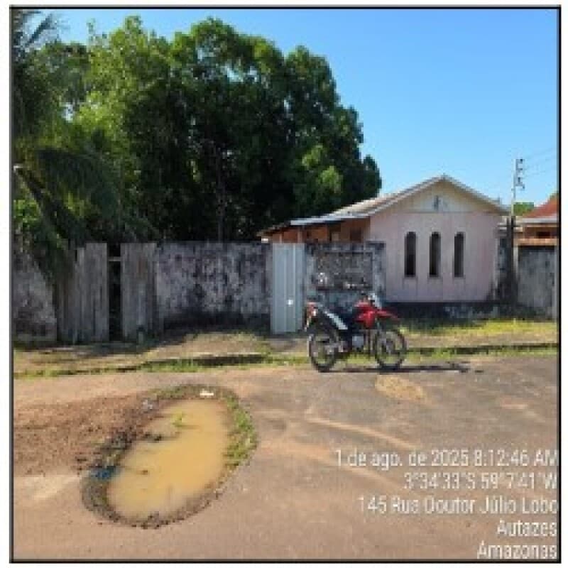 Casa em leilão em Autazes - AM — LOTE 010 CASA EM AUTAZES/AM - DESCONTO DE 40,17% DO VALOR DE AVALIAÇÃO