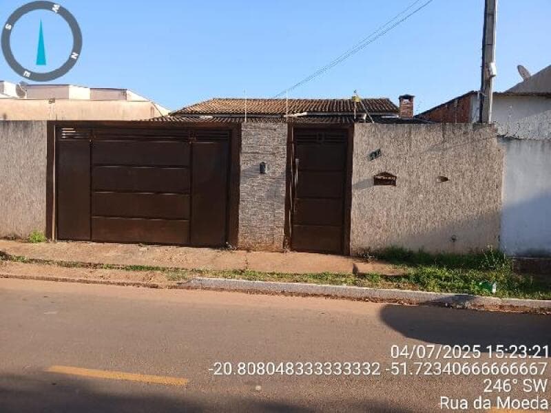 Casa em leilão em Três Lagoas - MS — LOTE 175 CASA EM TRES LAGOAS/MS - DESCONTO DE 37,05% DO VALOR DE AVALIAÇÃO