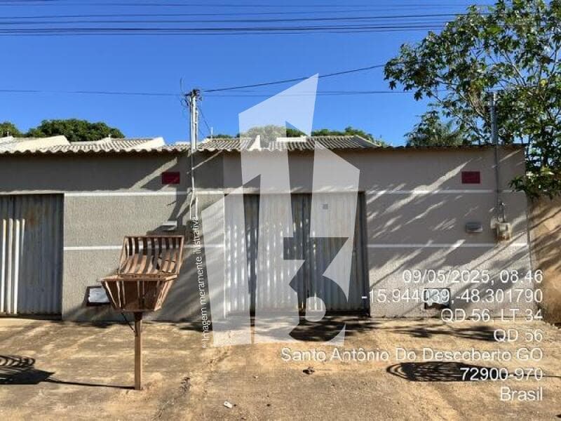 Casa em leilão em Santo Antônio Do Descoberto - GO — LOTE 089 SANTO ANTONIO DO DESCOBERTO/GO - CASA