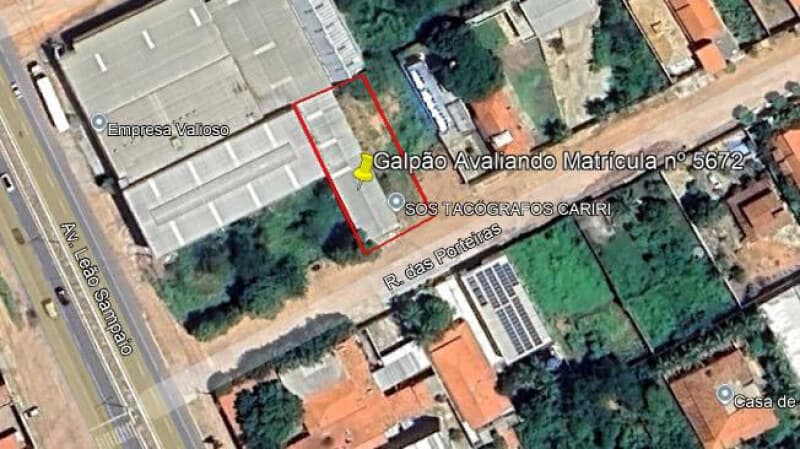 Foto 8 de 8: Comercial em leilão em Barbalha - CE — LOTE 024 Galpão Comercial Lotes 18 e 19 Qd J - 960m² - Barbalha/CE