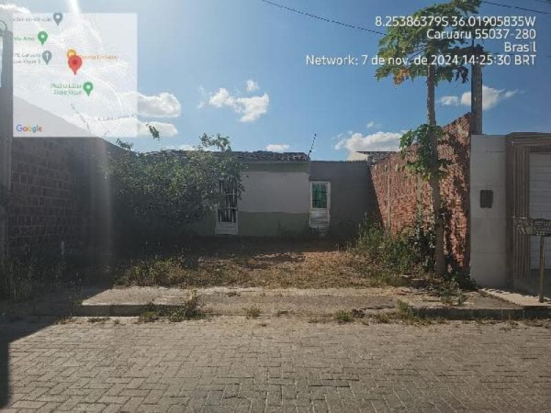 Terreno em leilão em Caruaru - PE — LOTE 241 LOTEAMENTO VIANA & MOURA XIQUE-XIQUE - 8787704930432