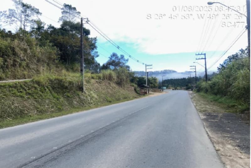 Foto 1 de 10: Terreno em leilão em Benedito Novo - SC — LOTE 001 TERRENO