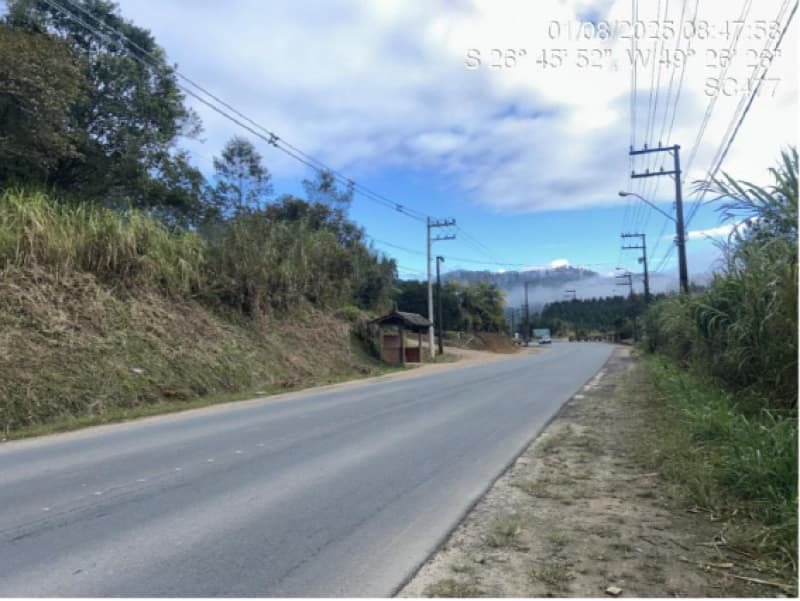 Foto 2 de 10: Terreno em leilão em Benedito Novo - SC — LOTE 001 TERRENO