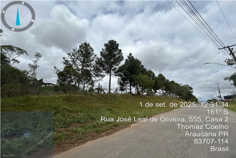 Foto 5 de 14: Terreno em leilão em Araucária - PR, bairro Barigui — LOTE 002 IMÓVEL DE MATRÍCULA 10.688
