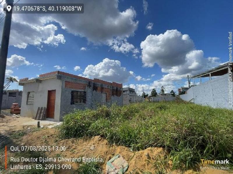 Terreno em leilão em Linhares - ES, bairro Bebedouro — LOTE 048 LT RES COLIBRI-8444423453174