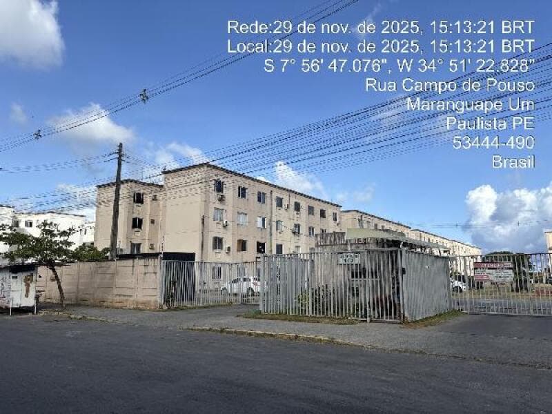 Apartamento em leilão em Paulista - PE, bairro Maranguape I — LOTE 167 RES CAMPO DE POUSO - COND ZEPPELIN-8787704223280