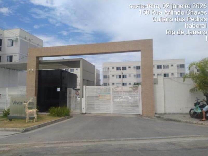 Apartamento em leilão em Itaboraí - RJ, bairro Outeiro das Pedras — LOTE 278 COND RES VIVER MAIS ITABORAI-8787714373676