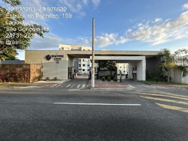 Apartamento em leilão em São Gonçalo - RJ, bairro Lagoinha — LOTE 377 RES COND BEM VIVER ALCANTARA-1787700697956