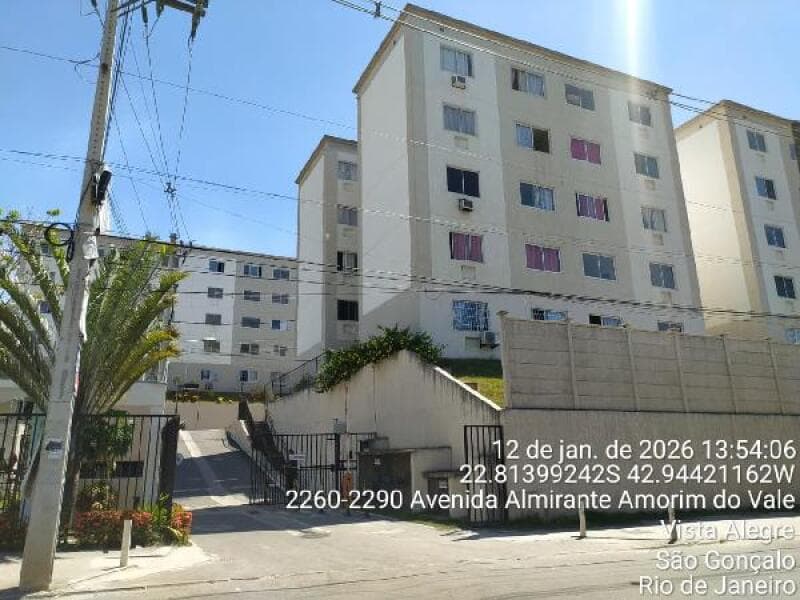 Apartamento em leilão em São Gonçalo - RJ, bairro Monjolos — LOTE 383 CONDOMINIO BOSQUE DOS SONHOS-8444429090995