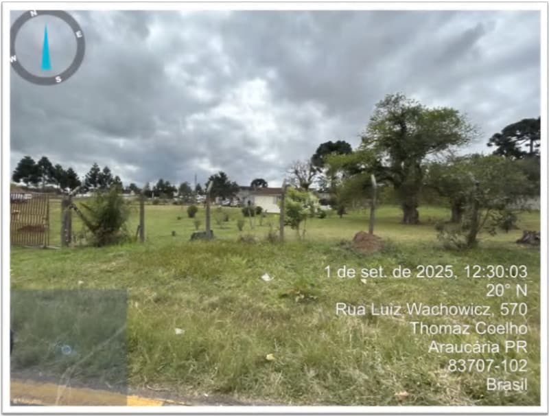 Foto 2 de 2: Terreno em leilão em Araucária - PR, bairro Barigui — LOTE 001 LOTE GLOBAL