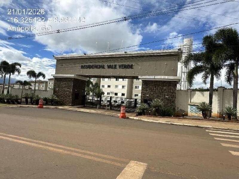 Apartamento em leilão em Anápolis - GO, bairro Vila Fabril — LOTE 038 CONDOMINIO RESIDENCIAL VALE VERDE-8787706864593