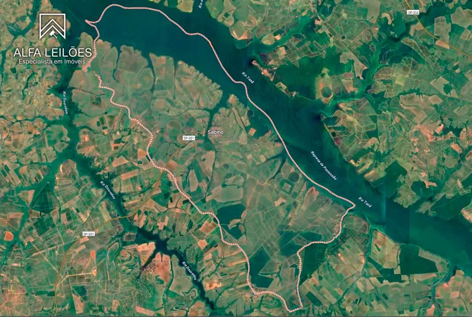 Area Rural em leilão em Sabino - SP, bairro Santo Amaro — Leilão de Fazenda em Sabino (SP)