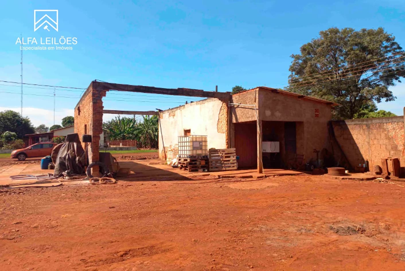 Foto 1 de 2: Casa em leilão em Dourados - MS — Leilão de Casa em Construção em Dourados (MS)