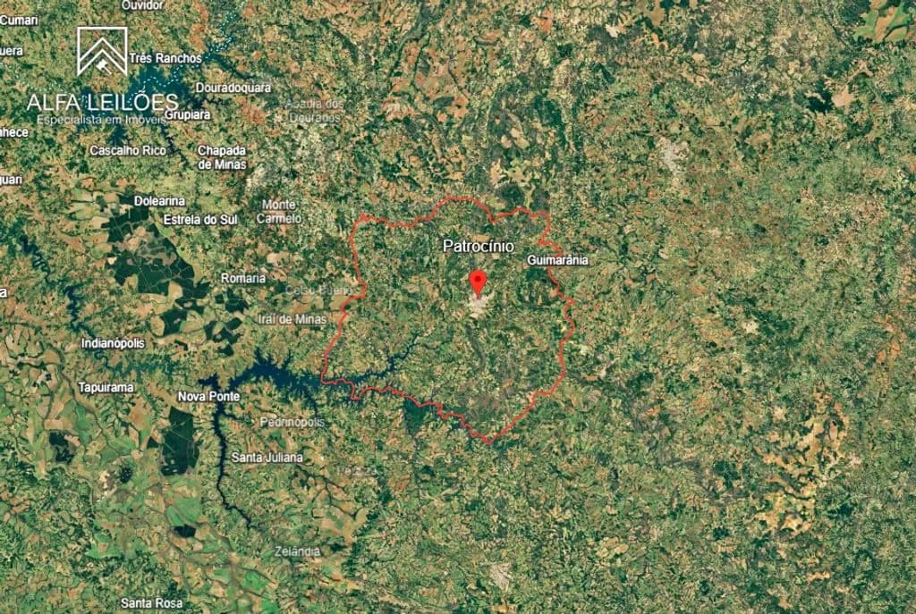 Area Rural em leilão em Patrocínio - MG — Leilão de Fazenda em Patrocínio (MG)