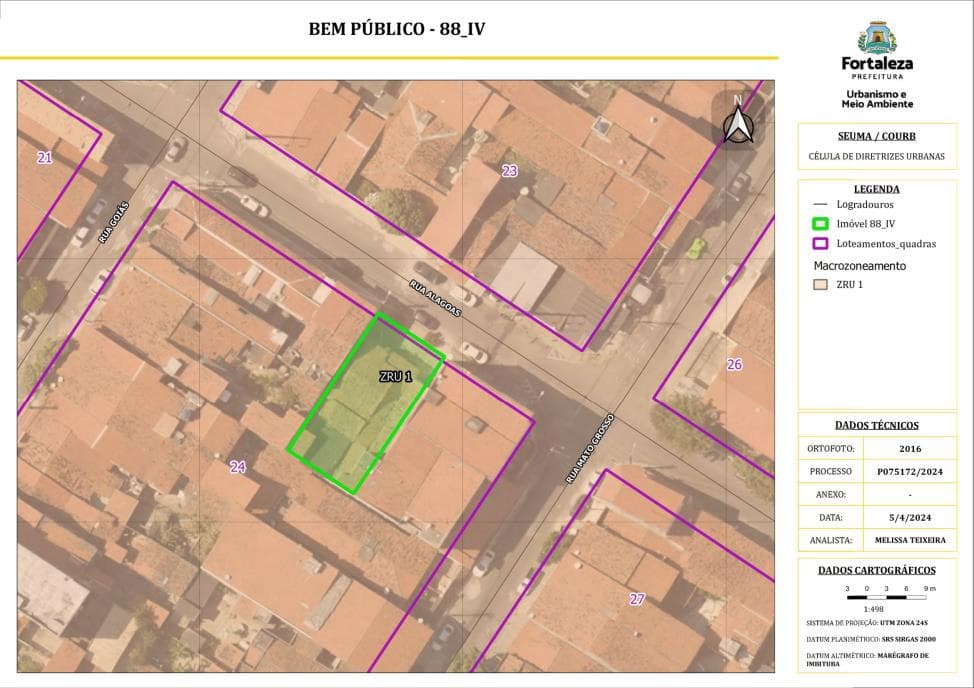 Foto 2 de 4: Casa em leilão em Fortaleza - CE — LOTE 3: Casa com 279,40 m² - Demócrito Rocha FORTALEZA CE