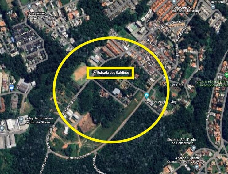 Area Rural em leilão em Cotia - SP — LOTE 1: Gleba de terras com 12.100,00 m² - Jardim Barbacena - (02)