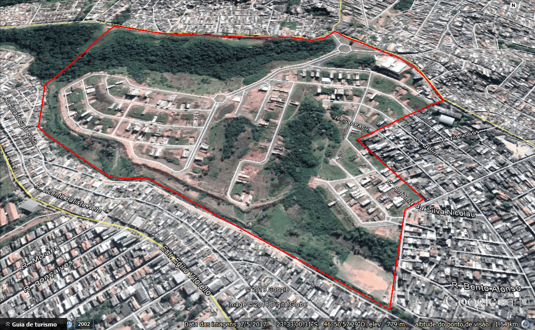 Foto 1 de 2: Terreno em leilão em Carapicuíba - SP — LOTE 1: Terreno com 140,00 m² - Sítio Velloso CARAPICUÍBA SP