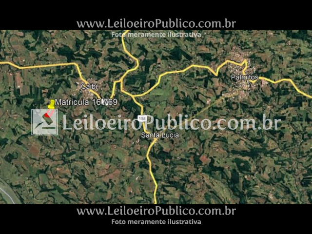 Foto 10 de 10: Terreno em leilão em Caibi - SC — CAIBI (SC): IMÓVEL 108.000,00 m²