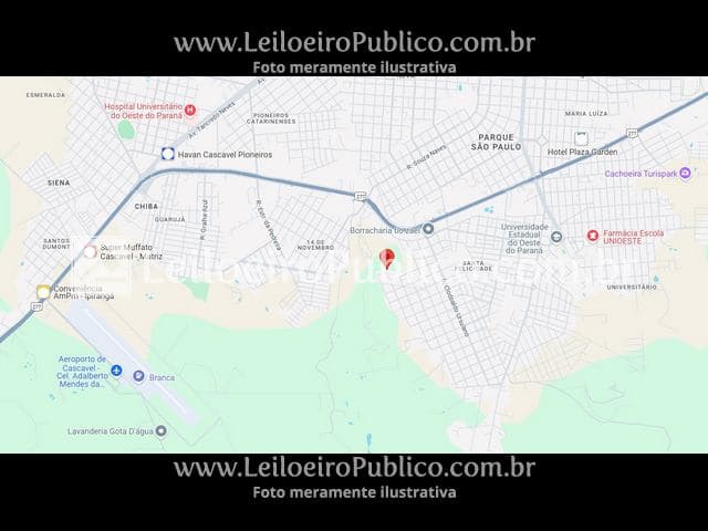 Foto 5 de 8: Terreno em leilão em Cascavel - PR — CASCAVEL (PR): IMÓVEL 696,15 m²