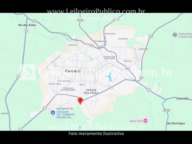 Foto 6 de 8: Terreno em leilão em Cascavel - PR — CASCAVEL (PR): IMÓVEL 696,15 m²