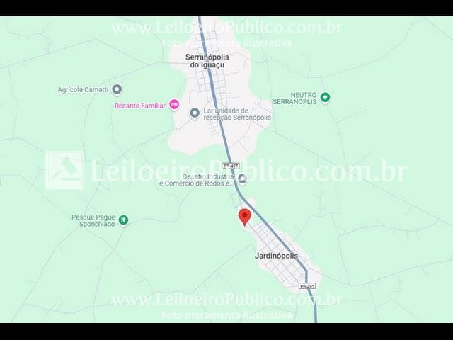 Foto 15 de 15: Terreno em leilão em Serranópolis Do Iguaçu - PR, bairro Area Central — SERRANÓPOLIS DO IGUAÇU (PR): IMÓVEL 420,00 m²
