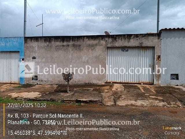 Casa em leilão em Planaltina - GO — PLANALTINA (GO): CASA, 63,78M2