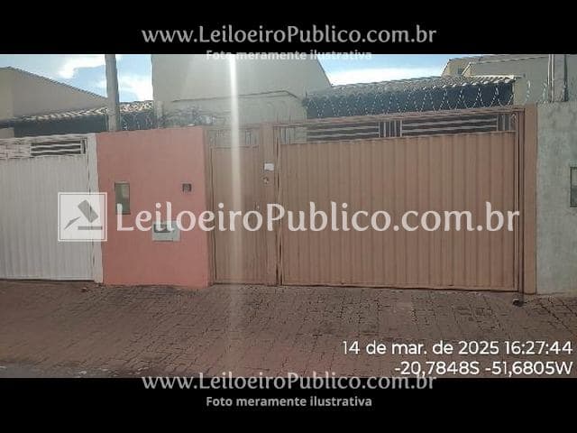 Casa em leilão em Três Lagoas - MS — TRÊS LAGOAS (MS): CASA, 47,5M2