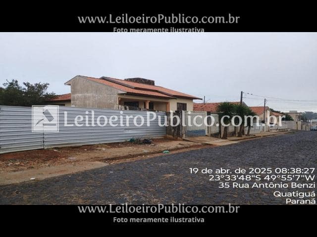 Foto 2 de 5: Terreno em leilão em Quatiguá - PR — QUATIGUÁ (PR): IMÓVEL 360,00 m²