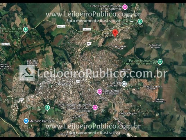 Foto 7 de 8: Terreno em leilão em Apucarana - PR — APUCARANA (PR): IMÓVEL 1.087,39 m²