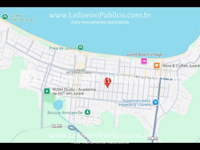Foto 10 de 11: Terreno em leilão em Florianópolis - SC — FLORIANÓPOLIS (SC): IMÓVEL JURERÊ 450,00m²