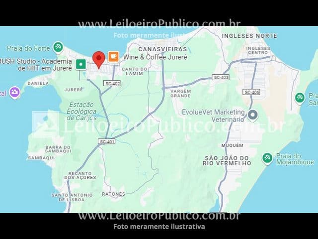 Foto 11 de 11: Terreno em leilão em Florianópolis - SC — FLORIANÓPOLIS (SC): IMÓVEL JURERÊ 450,00m²