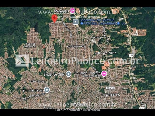 Foto 8 de 10: Apartamento em leilão em Joinville - SC — JOINVILLE (SC): APARTAMENTO 49,75 m²