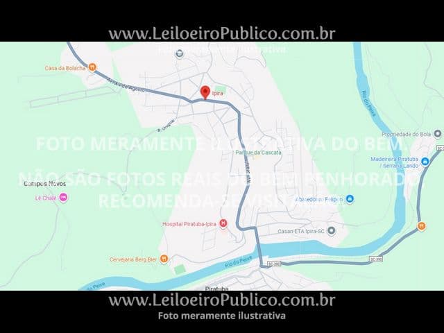 Foto 2 de 2: Terreno em leilão em Ipira - SC, bairro Filadélfia — IPIRA (SC): 25% DO IMÓVEL 832,00 m²