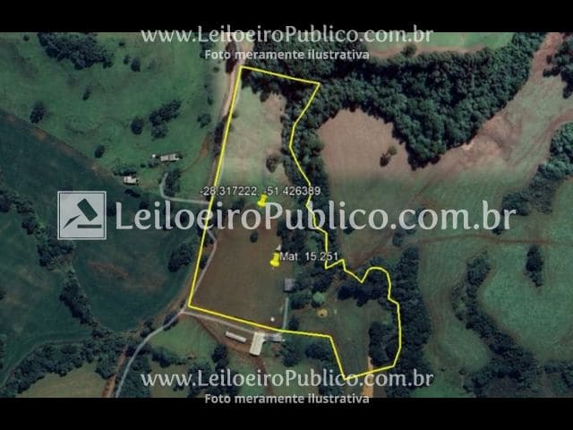 Foto 3 de 11: Area Rural em leilão em Capão Bonito Do Sul - RS — CAPÃO B. DO SUL (RS): TERRENO 6 HAS.5.000 M²