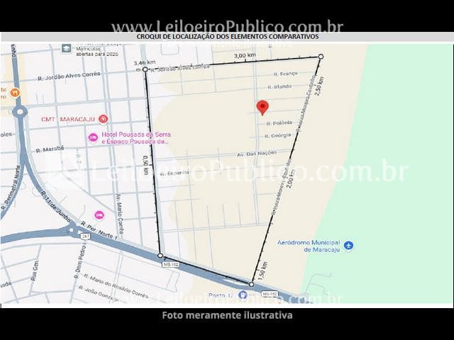 Foto 3 de 3: Terreno em leilão em Maracaju - MS, bairro Jardim Europa — MARACAJU (MS): TERRENO 375,00 m²