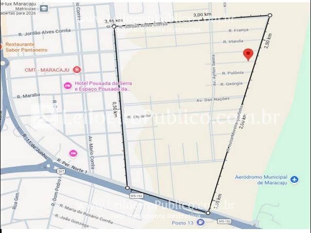 Foto 3 de 3: Terreno em leilão em Maracaju - MS, bairro Jardim Europa — MARACAJU (MS): TERRENO 375,00 M²