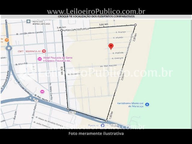 Foto 3 de 3: Terreno em leilão em Maracaju - MS, bairro Jardim Europa — MARACAJU (MS): TERRENO 375,00 M²