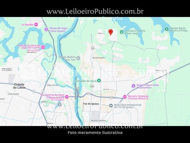 Foto 5 de 5: Terreno em leilão em Foz Do Iguaçu - PR, bairro Vila C — FOZ DO IGUAÇU (PR): IMÓVEL 416,90 m²