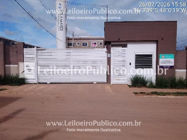 Apartamento em leilão em Valparaíso De Goiás - GO, bairro Setor de Chacaras Anhanguera C — VALPARAÍSO DE GOIÁS (GO):  APARTAMENTO 86,1M2