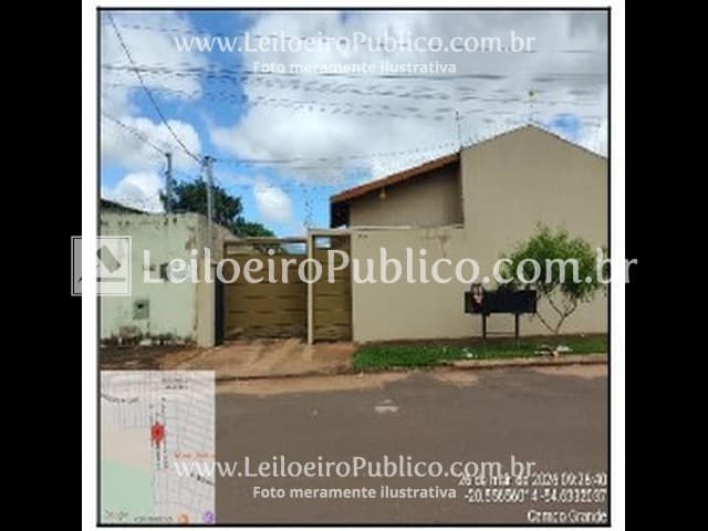 Casa em leilão em Campo Grande - MS — CAMPO GRANDE (MS):  CASA 46,6M2