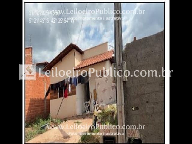 Casa em leilão em Demerval Lobão - PI — DEMERVAL LOBÃO (PI):  CASA 58,5M2