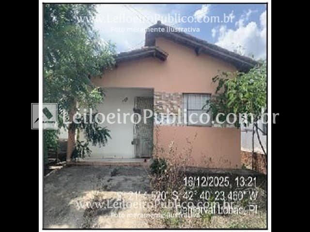 Casa em leilão em Demerval Lobão - PI, bairro Centro — DEMERVAL LOBÃO (PI):  CASA 56M2