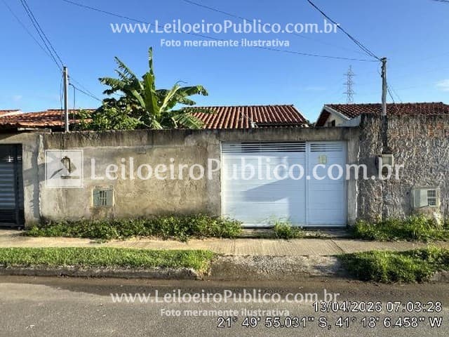 Casa em leilão em Campos Dos Goytacazes - RJ, bairro Donana — CAMPOS DOS GOYTACAZES (RJ):  CASA 45,46M2